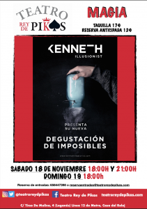 KENNETH. Magia para todos los públicos en Madrid Sur